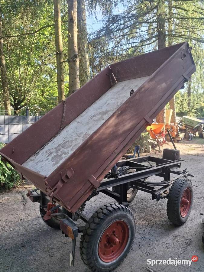 Przyczepka Multicar 3stronny wywrot hydrauliczny Krosno Odrzańskie