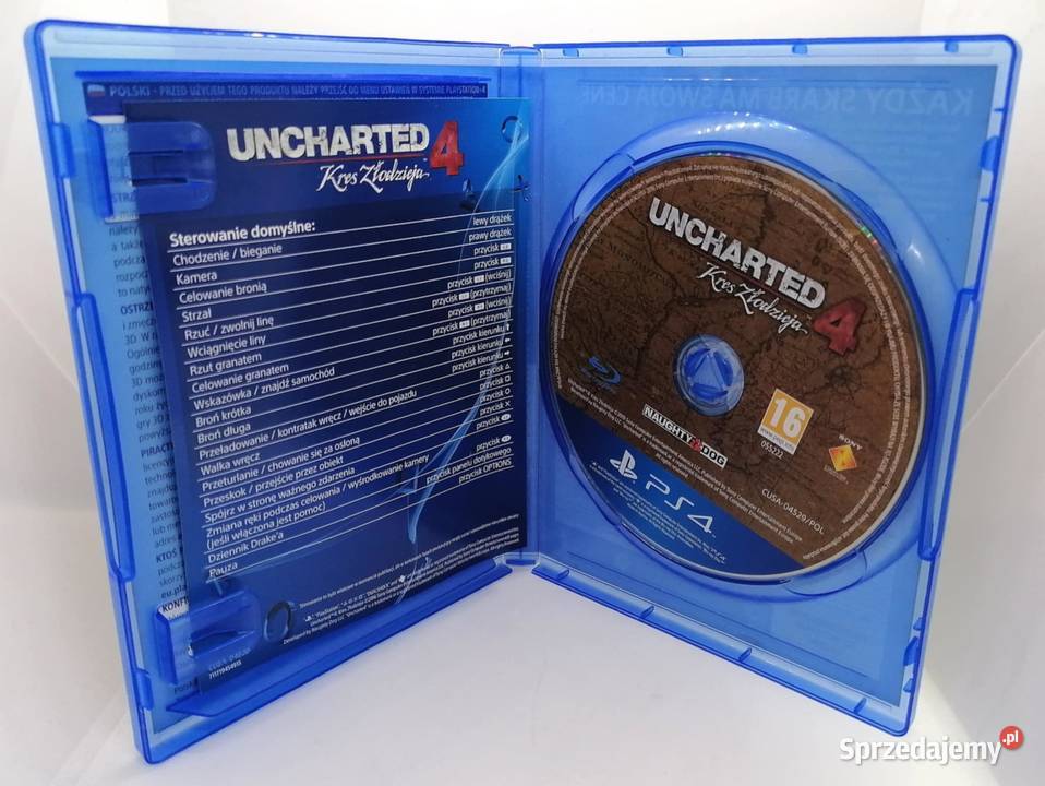 Gra 4 Uncharted 4 Kres Złodzieja Gry komputerowe i konsolowe Elbląg