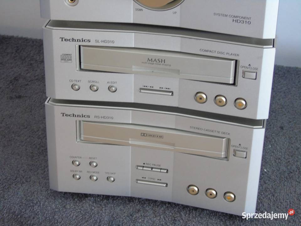 Wieża Technics SEHD310 pilot sprawna WYSYŁKA Jasło