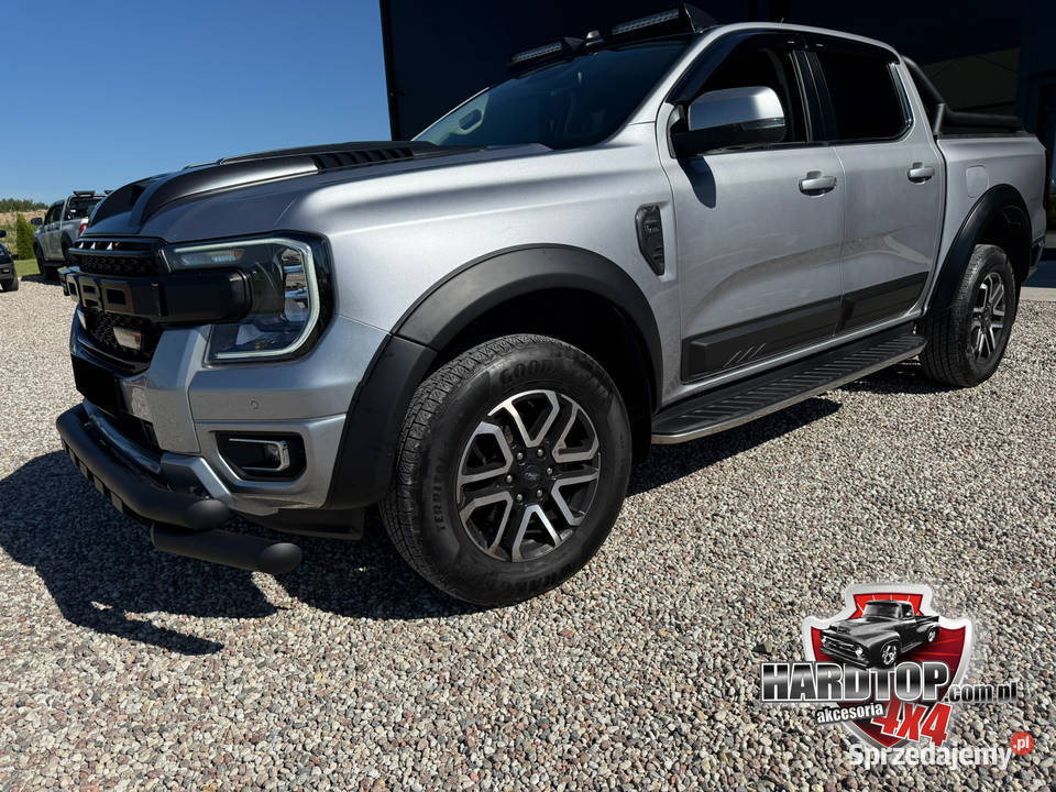 Orurowanie przednie FORD RANGER 2023 76mm Czarne Pasłęk