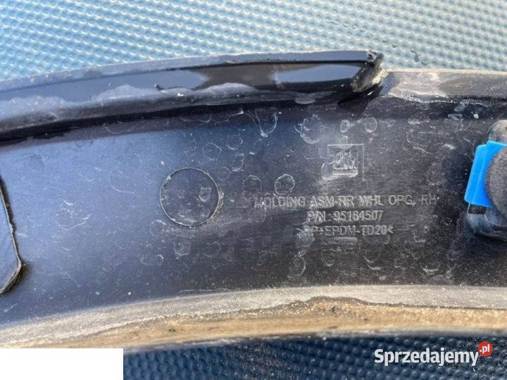 Opel Mokka listwa błotnika prawy tył lubelskie Kozubszczyzna