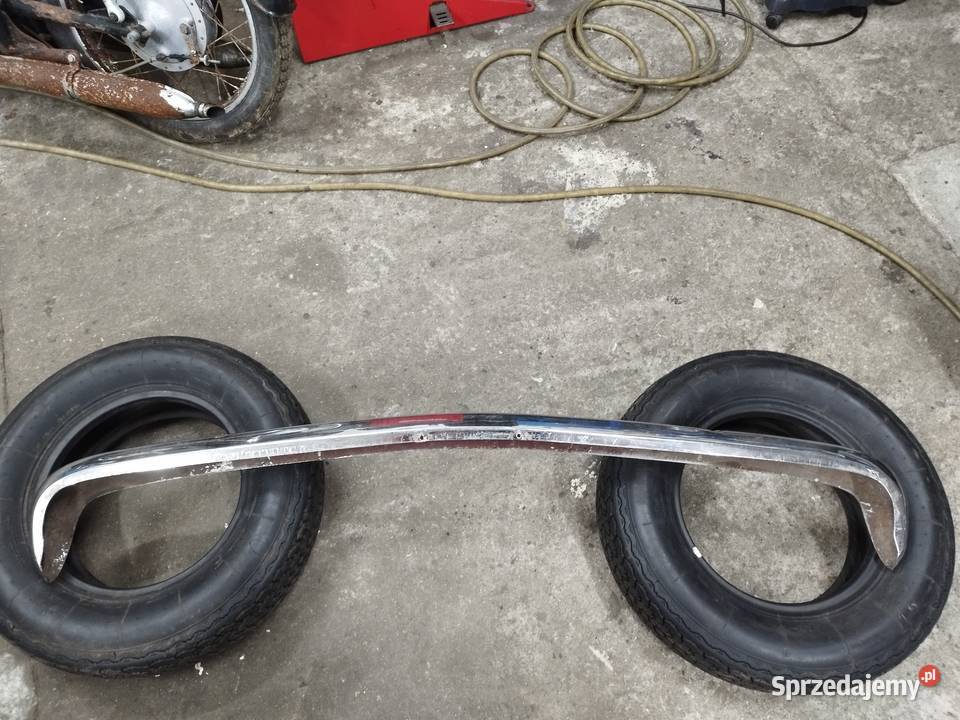 Zderzak przedni fiat 125p FSO chrom pod Szczecin
