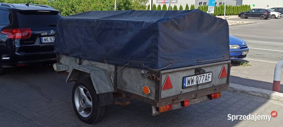 Przyczepa samochodowa mocna z plandeką Warszawa