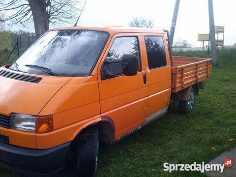 VW T4 doka 20LPG pomarańczowy Kolincz