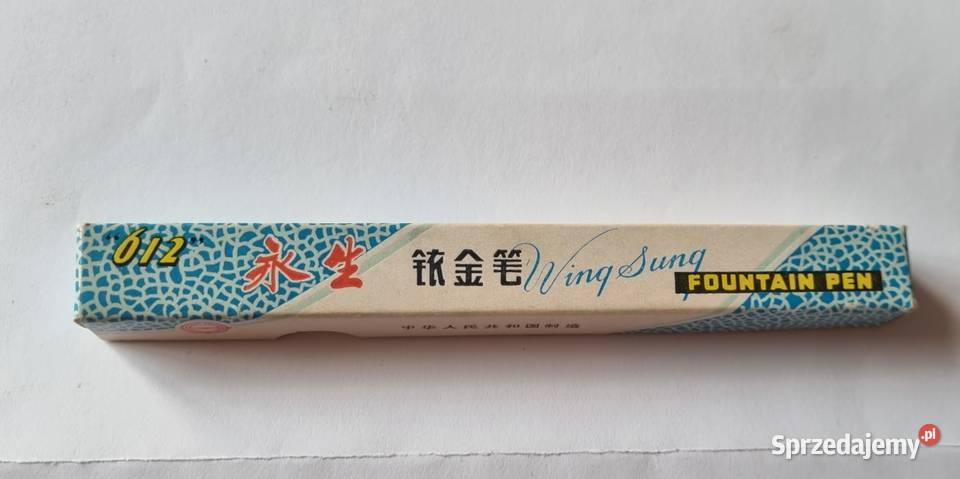 Chińskie Pióro Wieczne Wing Sung 612 pudełko lubuskie Zielona Góra