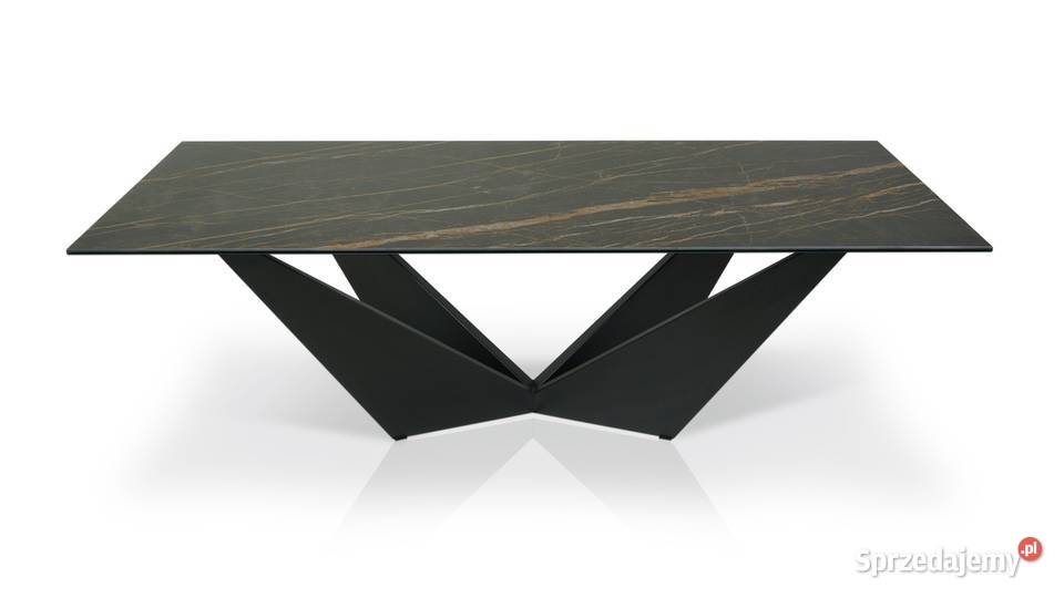 Stół ze spieku kwarcowego 240x120 Nero Noir śląskie Dąbrowa Górnicza