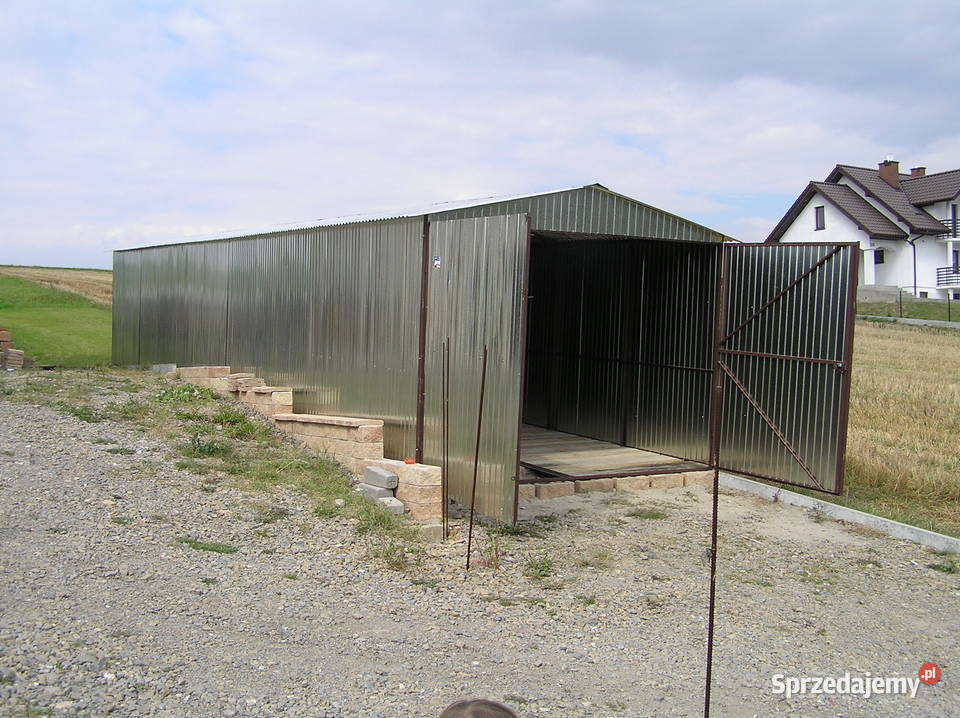 Garaż Blaszak Magazyn Wiata 135x33 Z PODWÓJNĄ małopolskie Sułów