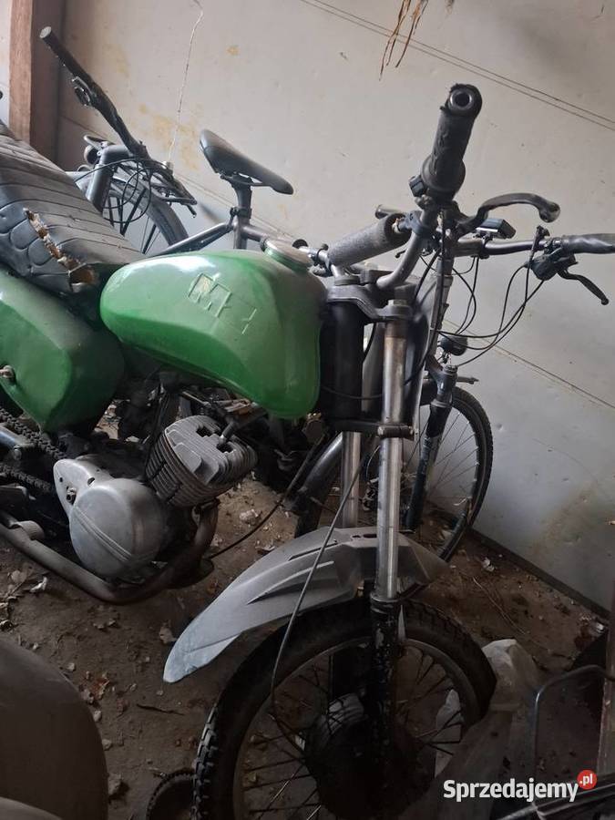 Motor MZ z silnikiem WSK Łososina Dolna