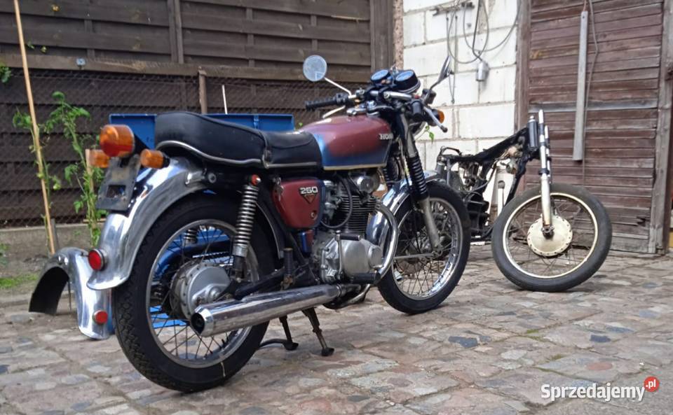 Honda CB 250 K 4 2 w jednej Grajewo sprzedam