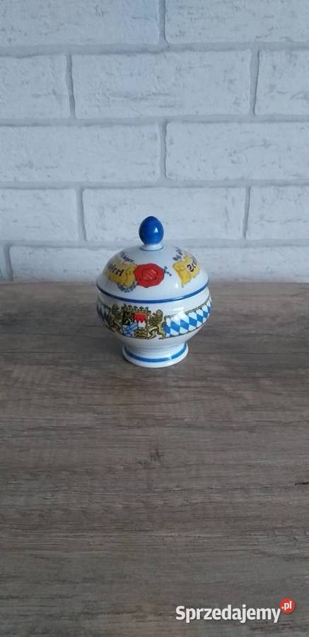 Porcelanową cukiernica Bavaria Przedbórz