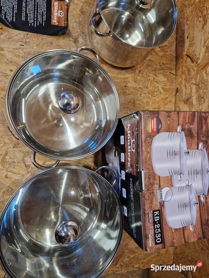 3 GARNKÓW GASTRONOMICZNYCH KLONBERG 151821 L AGD drobne Głogowa