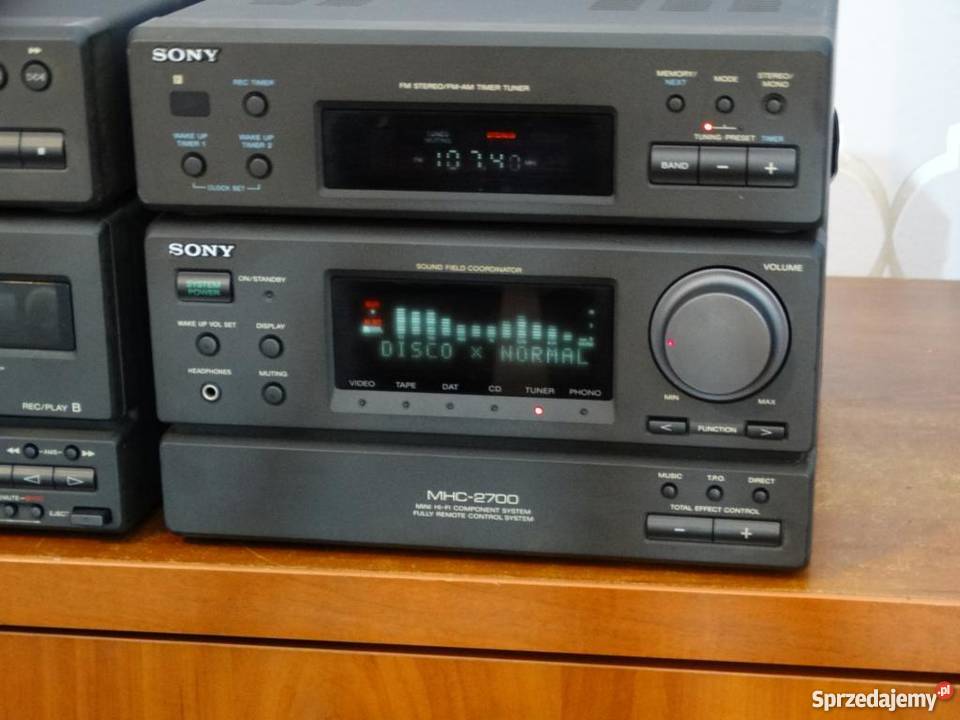 Wieża Sony MHC2700 duży zestaw WYSYŁKA Jasło sprzedam