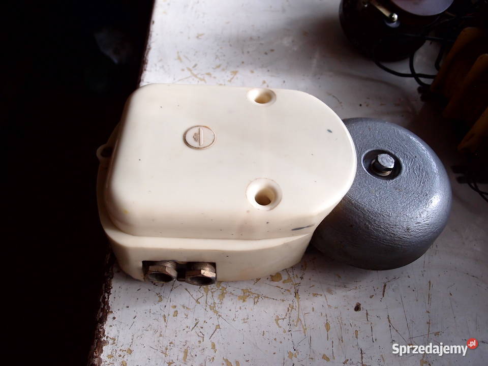 Zabytkowy dzwonek okrętowy elektromagnetyczny łódzkie Łódź