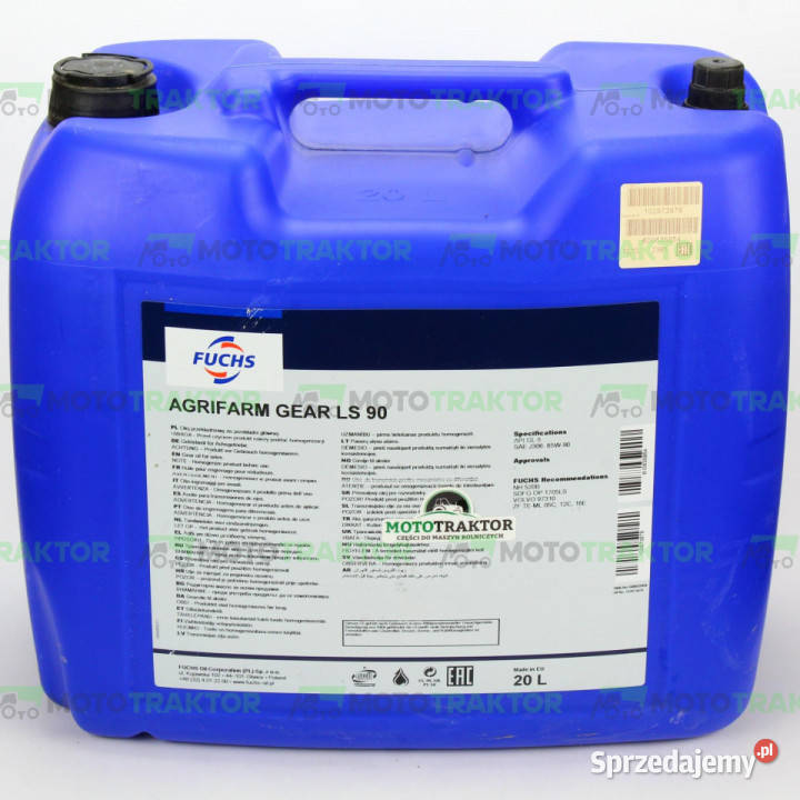 OLEJ FUCHS AGRIFARM GEAR LS90 20L Łążynek