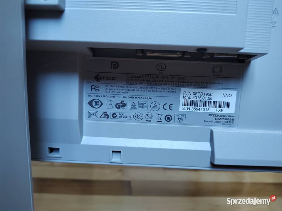Eizo ev2316W 2 sztuki lubelskie