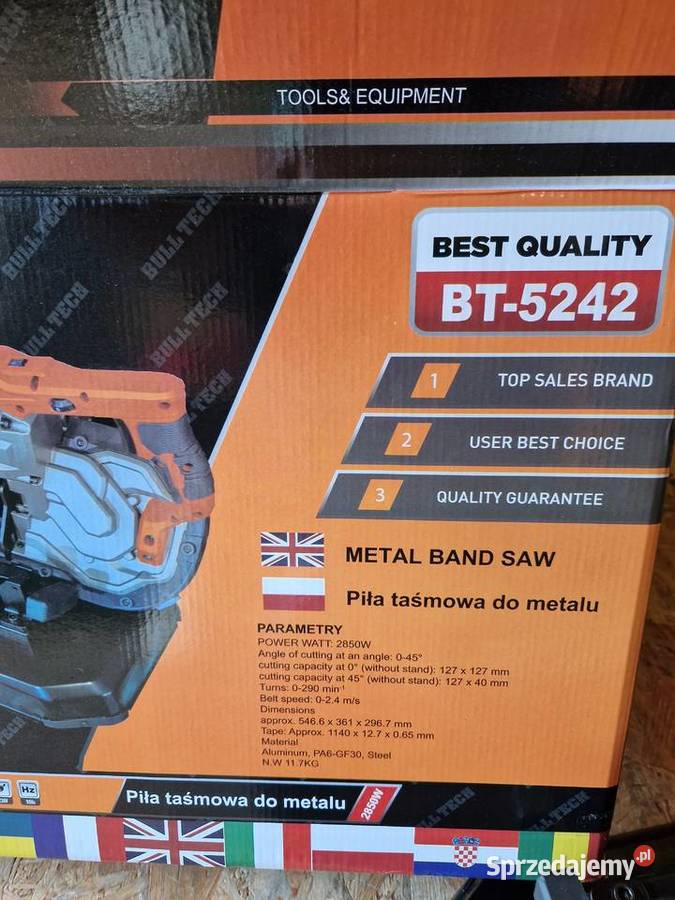 PIŁA TAŚMOWA PRZECINARKA DO METALU 2800W Z Głogowa
