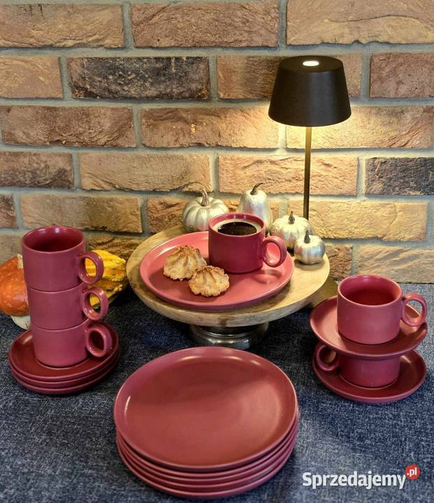 Serwis kawowy trzy kolory Łódź