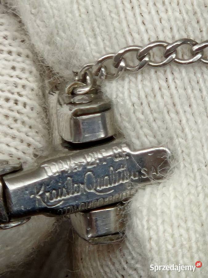 Zegarek vintage Bulova 14k białe złoto Chorzów
