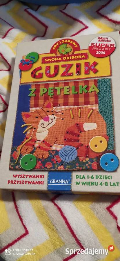 guzik z pętelką wyszywanki przyszywanki smoka