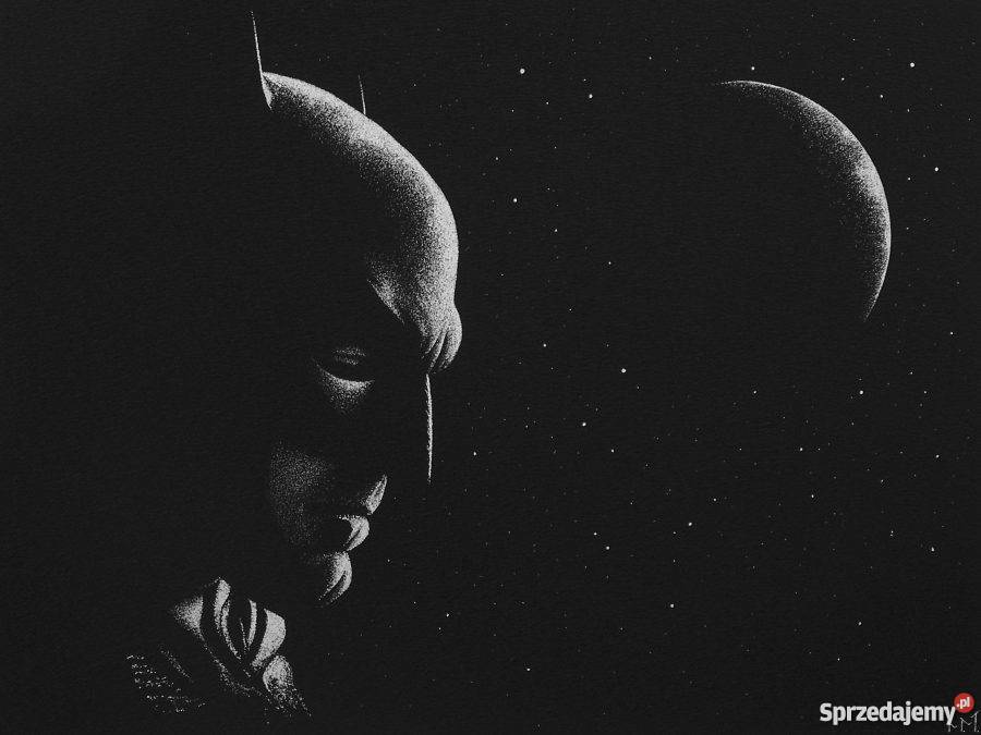 Batman Obraz ręcznie grawerowany w blasze świętokrzyskie Sandomierz