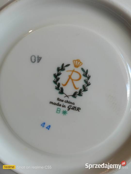 Ponadczasowy serwis kawowy Reichenbach NRD Fine Porcelana i szkło Drezdenko sprzedam