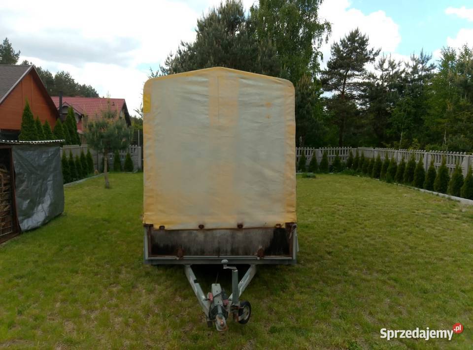 Stelaż z plandeka do przyczepki samochodowej Stelaże