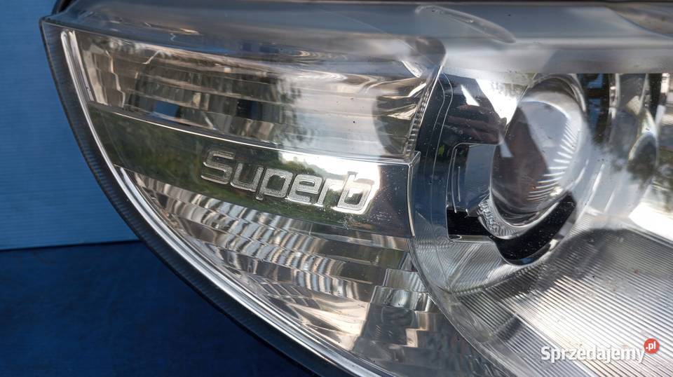 LAMPA PRAWY PRZÓD EU XENON SKODA SUPERB II 2 3T1 Nowy Tomyśl sprzedam