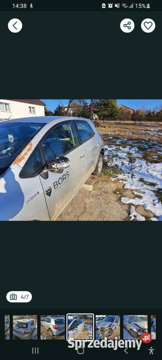 Toyota Auris 1 Hybryda części 1F7 Baryczka