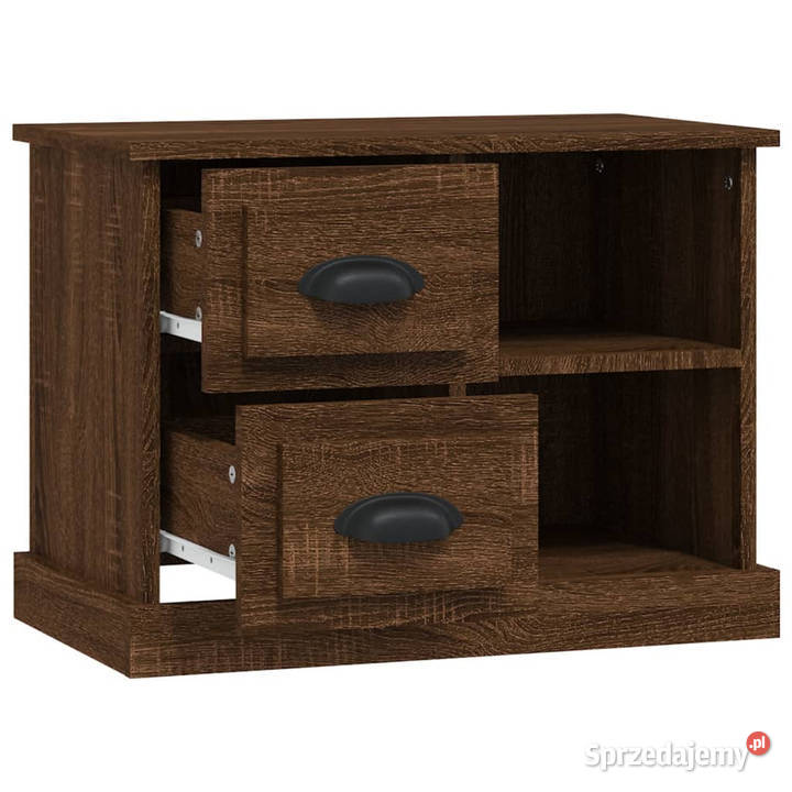 Szafka nocna brązowy dąb 60x355x45 WM816375 Warszawa