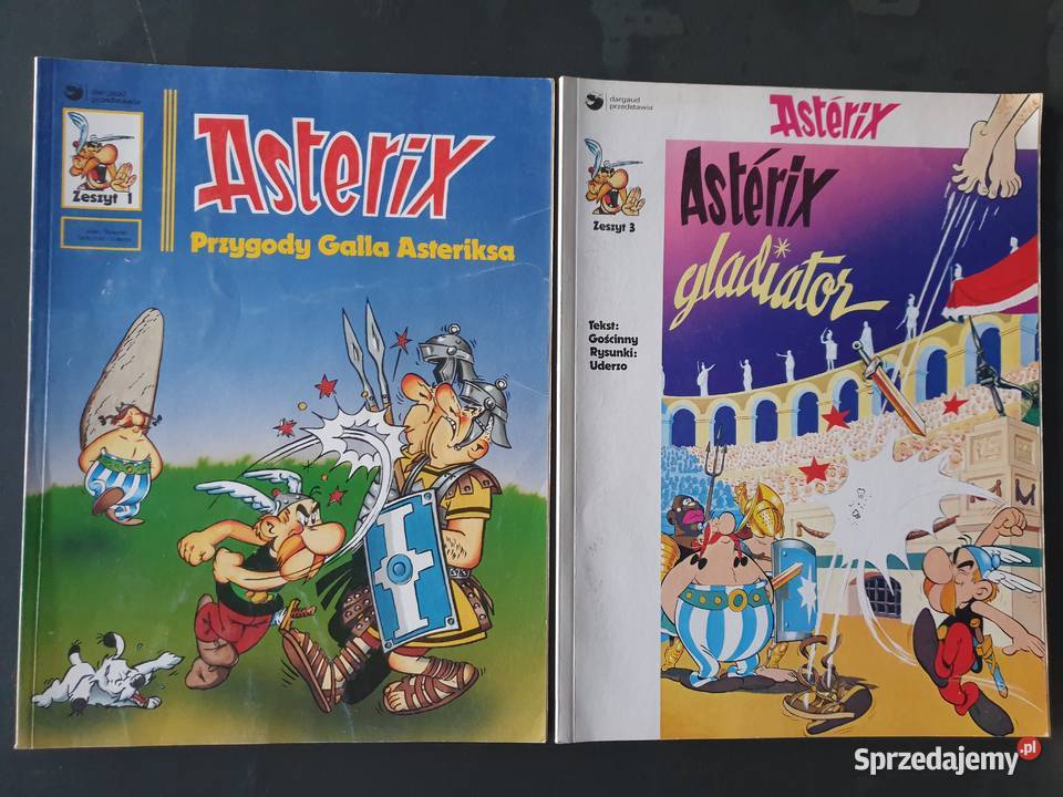 Asterix 8 komiksów pierwsze wydania pomorskie Gdynia