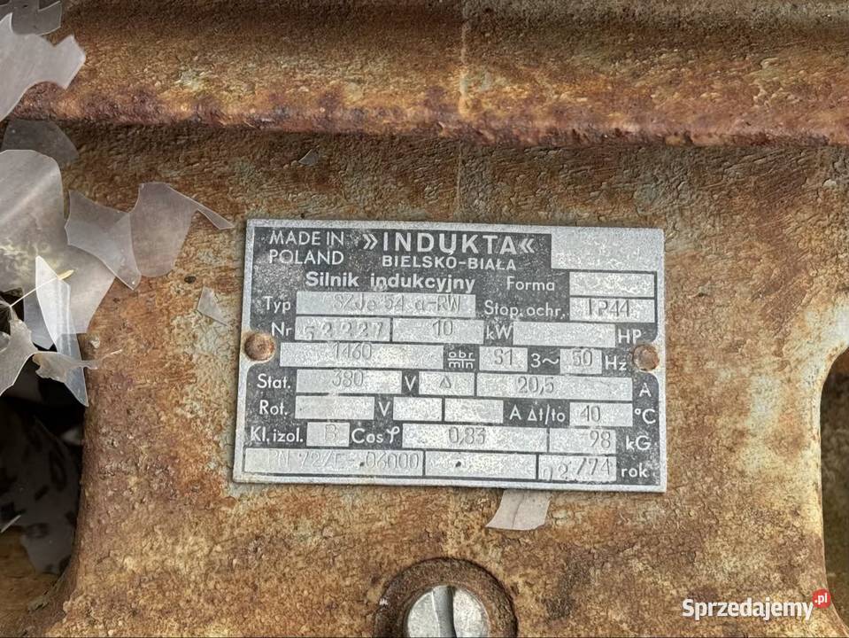 Dmuchawa wentylator 10kW 1460 obr malborska wielkopolskie Pleszew