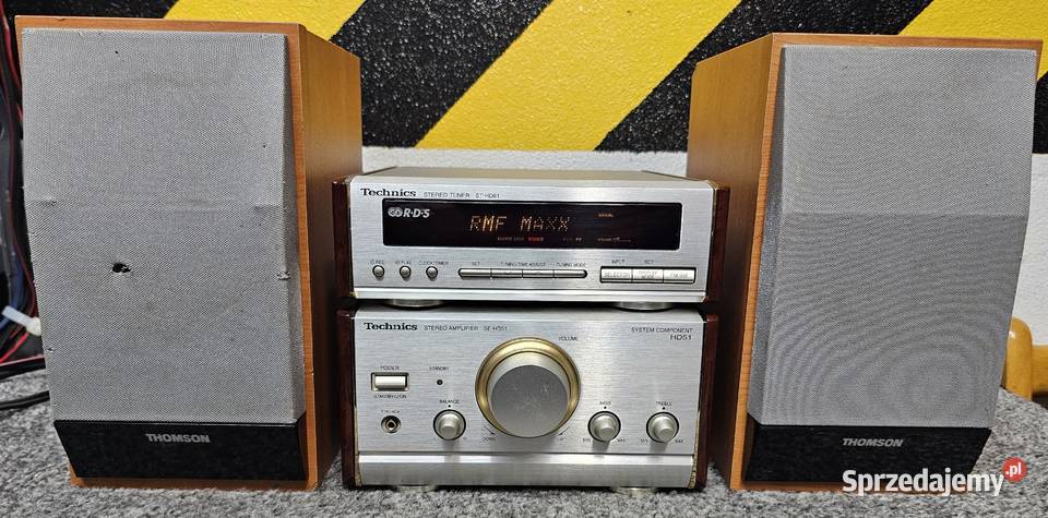 Wieża Technics HD51 kolumny pilot