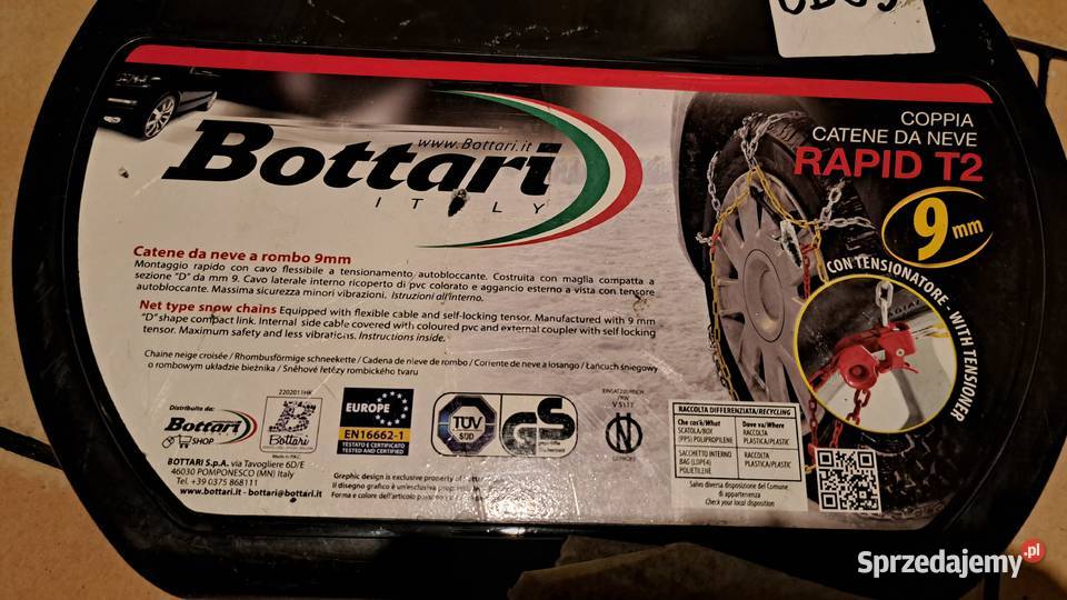 Łańcuchy śniegowe na koła osobowe nowe Motoryzacja