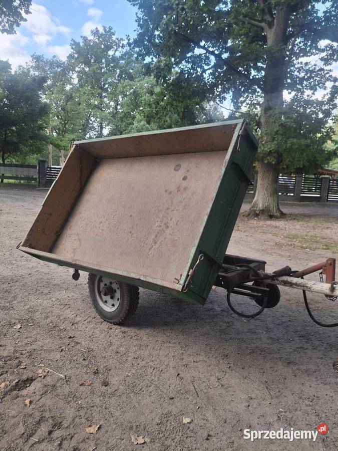 Przyczepa wywrotka 3stronny kipper hydrauliczny nieuszkodzony Krosno Odrzańskie sprzedam