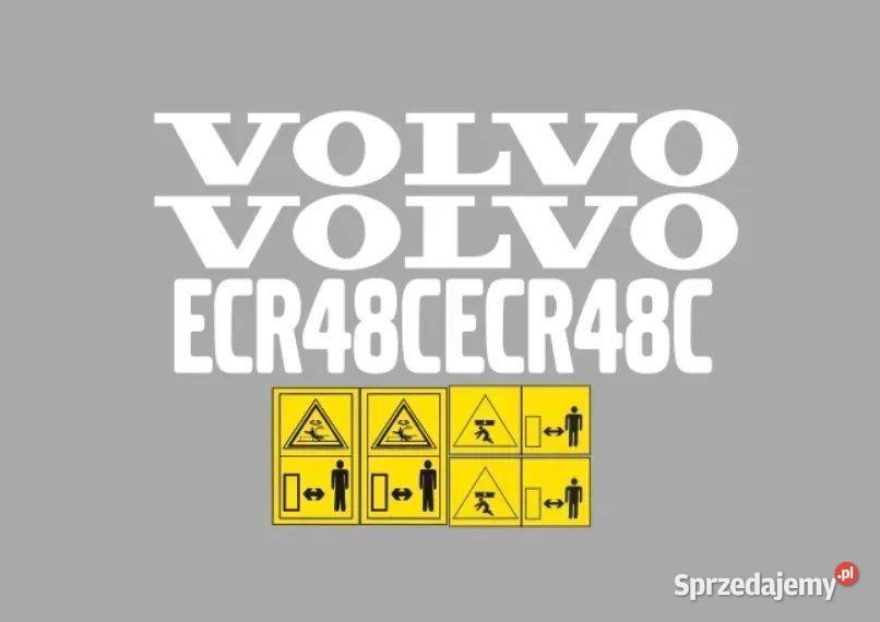 Naklejki oklejenie VOLVO ECR48C Zamiennik mazowieckie