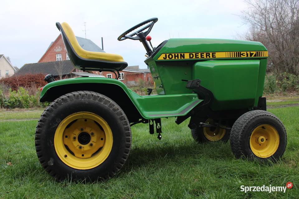 Traktorko kosiarka John Deere 317 zachodniopomorskie Rożnowo Nowogardzkie