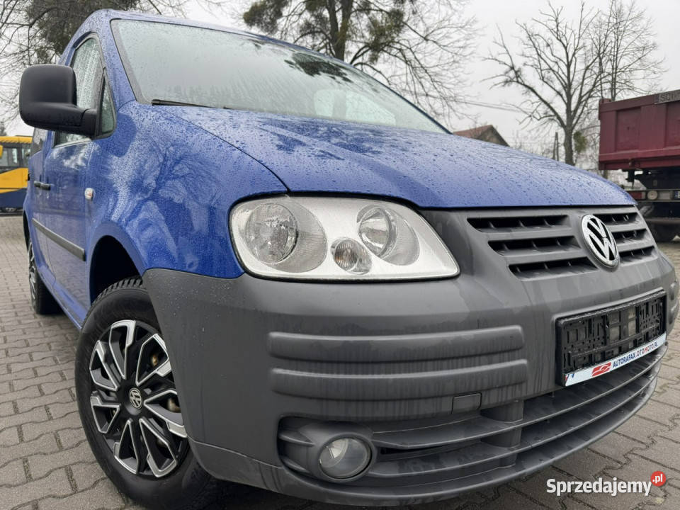 Volkswagen Caddy Klimatronic 2stref Ele szyby niebieski Cieszyn