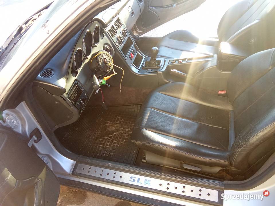 Mercedes slk r 170 wnętrze fotele boczki deska warmińsko-mazurskie sprzedam