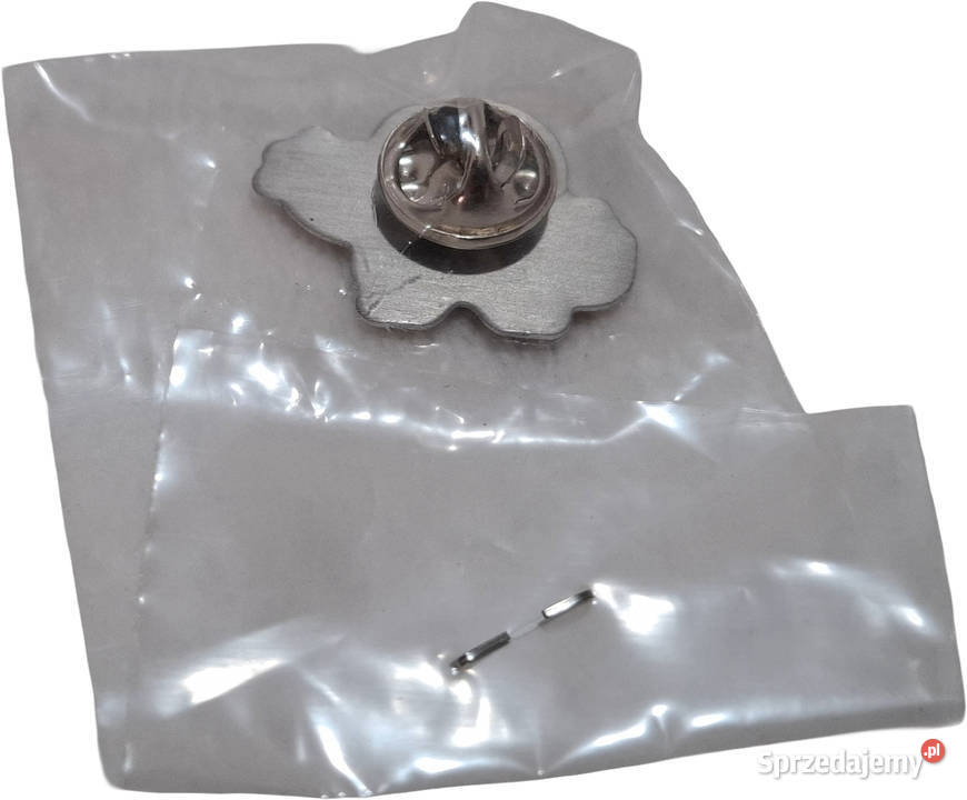 Pin Peccy w kamizelce z prezentem Amazon sprzedam