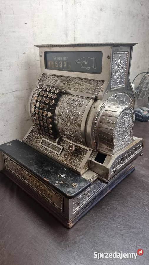 Kasa fiskalna antyk american cash register Antyki Grodków sprzedam