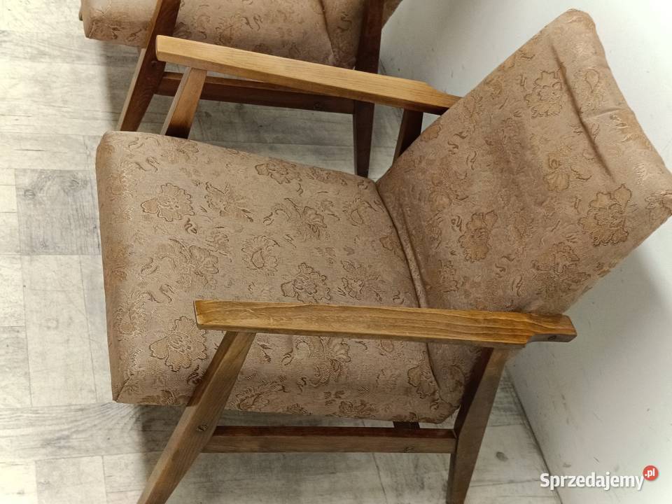 fotel fotele PRL Śniezka design lata 70te Radomsko