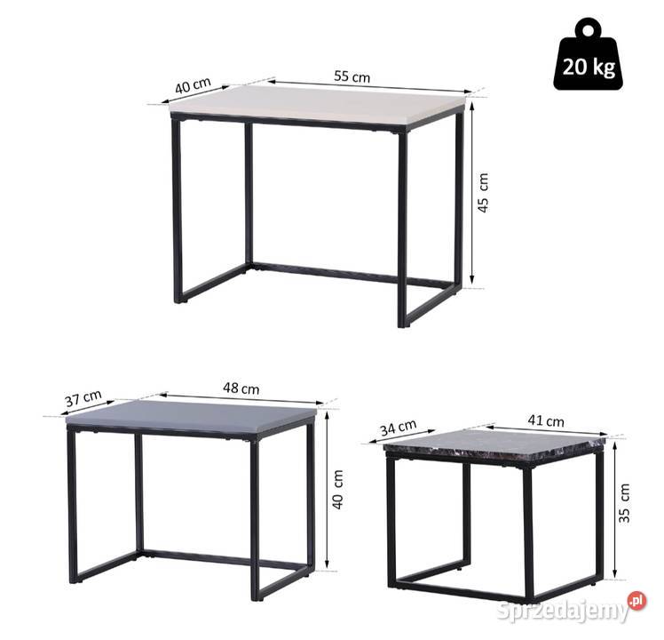 Zestaw 3częściowy stolików kawowych sprzedam