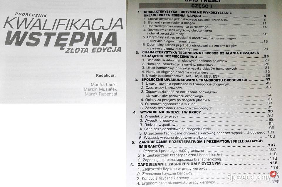 Podręcznik kwalifikacja wstępna Złota edycja Chełm