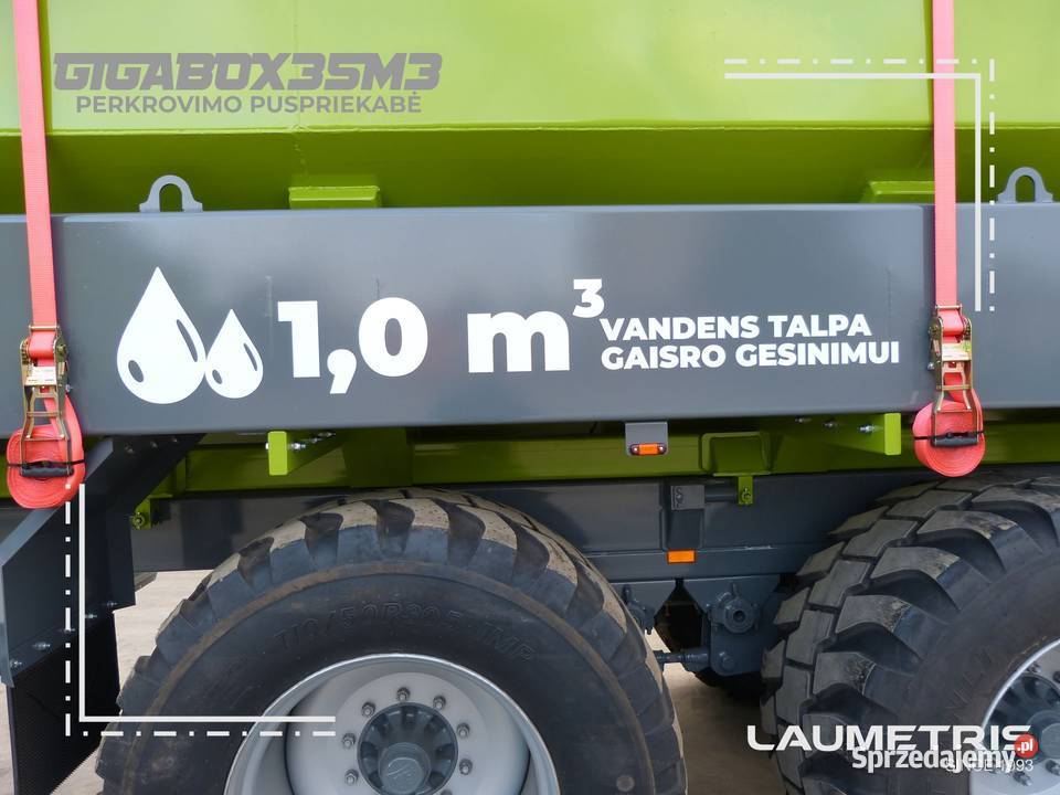 Laumetris Wóz przeładowczy GIGABOX 28 ton