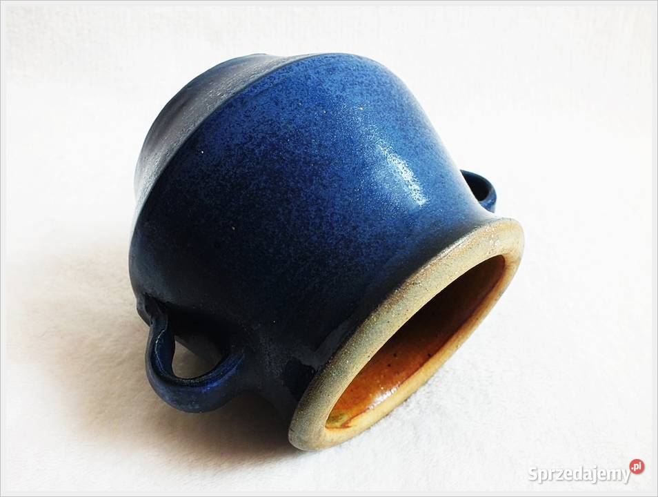 H Schulze Dzbanek wazon ceramiczny z uchwytami lubuskie