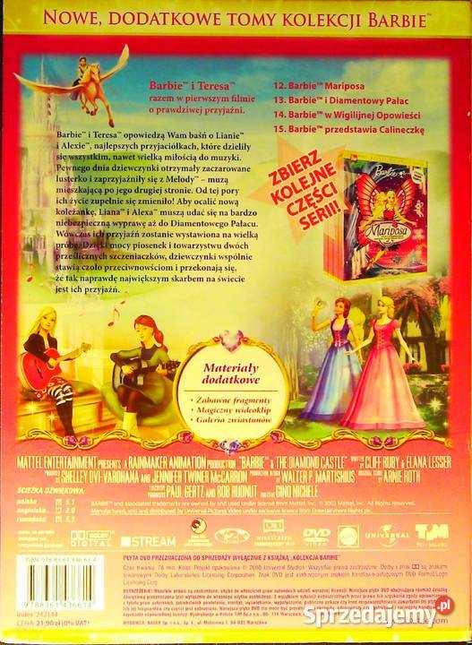 Barbie i Diamentowy Pałac Płyta DVD w kartonowym Kraków
