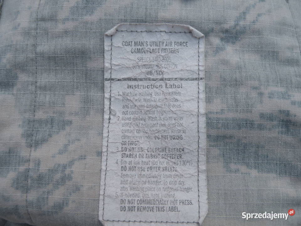 Bluza USAF ABU tiger stripes ripstop 38R