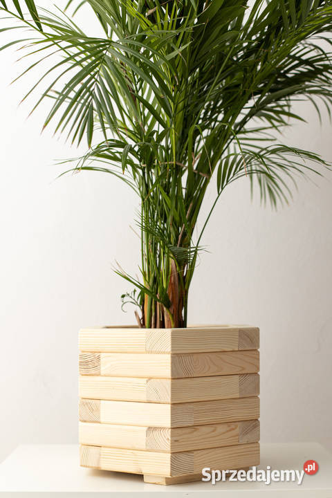 Donica drewniana SZEŚCIOKĄTNA ogrodowa donica na Kalety