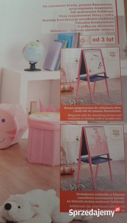 Duża Tablica 3w1 Dwustronna Sztaluga Zabrzeg