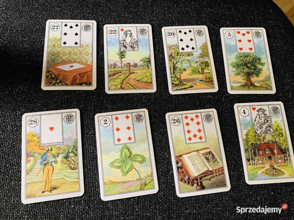 Mlle Lenormand Wahrsagekarten 36 Karten mit Karciane Warszawa